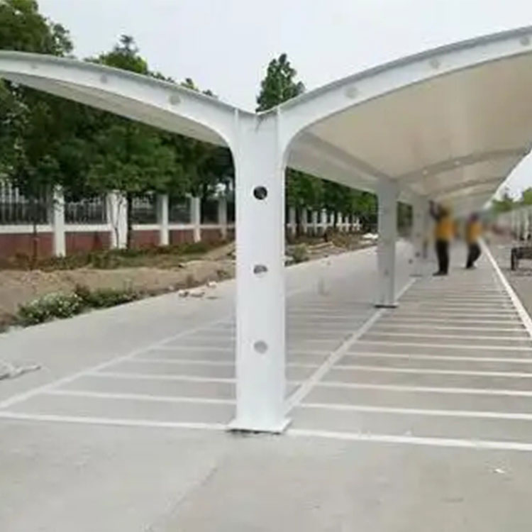 理塘县膜结构电动车棚