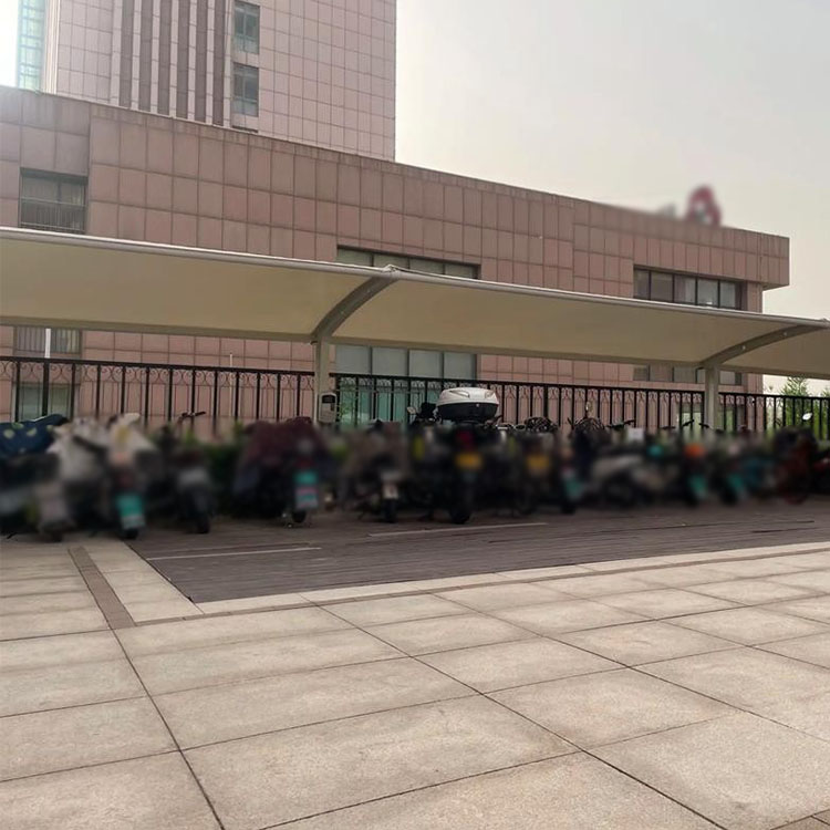 理塘县膜结构电动车棚