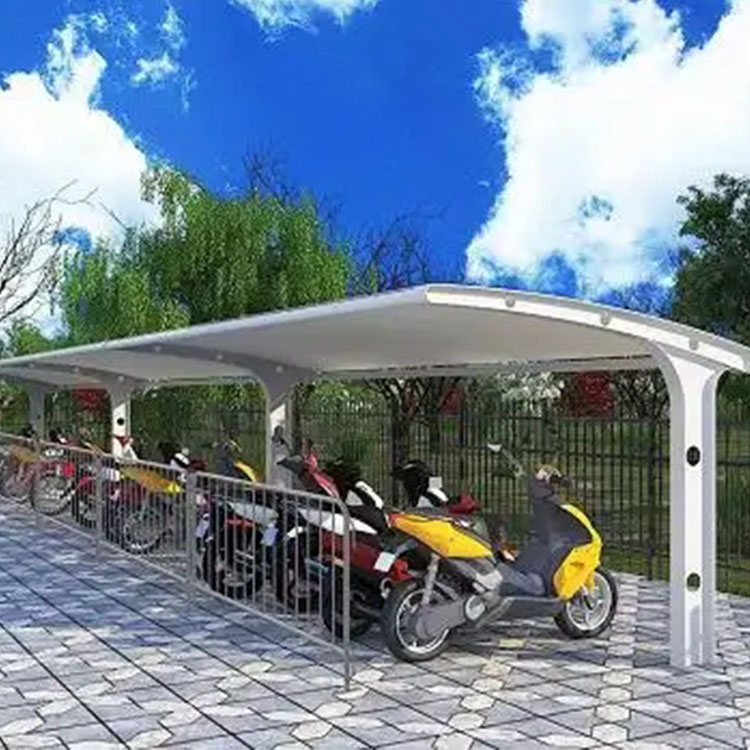 理塘县膜结构电动车棚